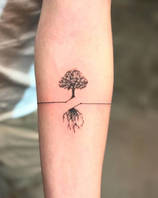 Tree of life tattoo in Saskatoon